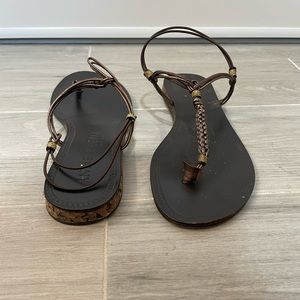 Anne Klein T-strap Sandals